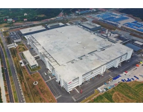 厂房中的巨无霸长沙惠科第8.6代超高清 相当于67个标准足球场的面